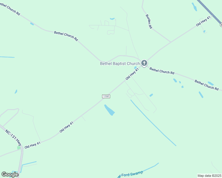 map of restaurants, bars, coffee shops, grocery stores, and more near 988 Old Highway 41 in Bladenboro