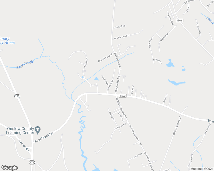 map of restaurants, bars, coffee shops, grocery stores, and more near 201 Knoll Way in Hubert