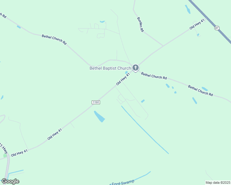 map of restaurants, bars, coffee shops, grocery stores, and more near 923 Old Highway 41 in Bladenboro