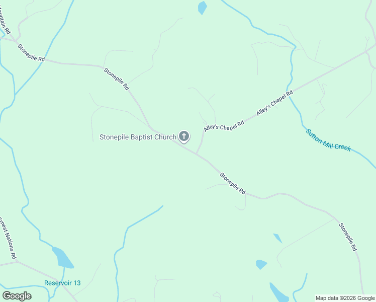 map of restaurants, bars, coffee shops, grocery stores, and more near 2399 Stonepile Road in Clarkesville