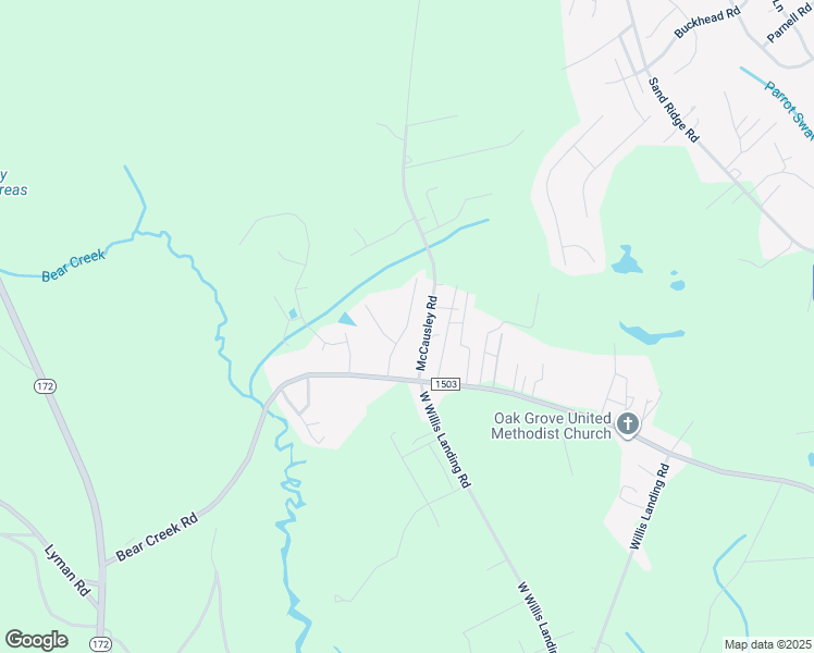 map of restaurants, bars, coffee shops, grocery stores, and more near 113 Villa Park Drive in Hubert