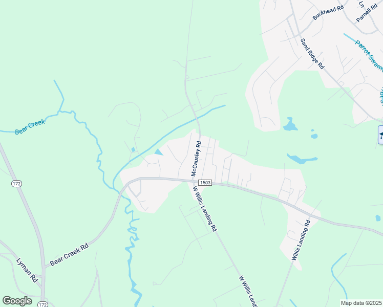 map of restaurants, bars, coffee shops, grocery stores, and more near 114 Villa Park Drive in Hubert