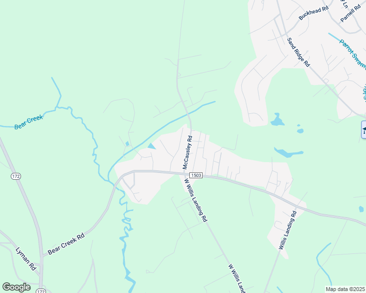 map of restaurants, bars, coffee shops, grocery stores, and more near 114 Villa Park Drive in Hubert