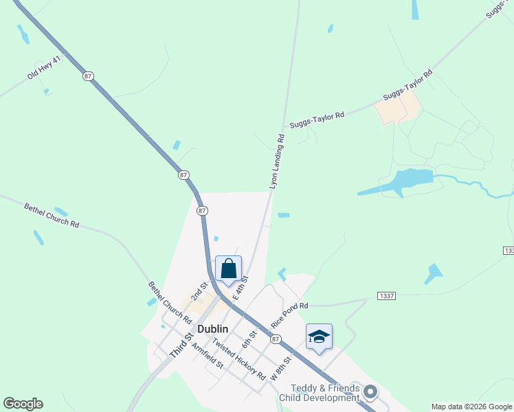 map of restaurants, bars, coffee shops, grocery stores, and more near 97-439 East 4th Street in Dublin