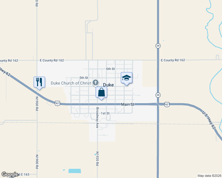 map of restaurants, bars, coffee shops, grocery stores, and more near in Duke