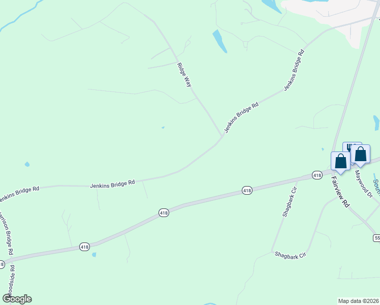 map of restaurants, bars, coffee shops, grocery stores, and more near 748 Jenkins Bridge Road in Simpsonville