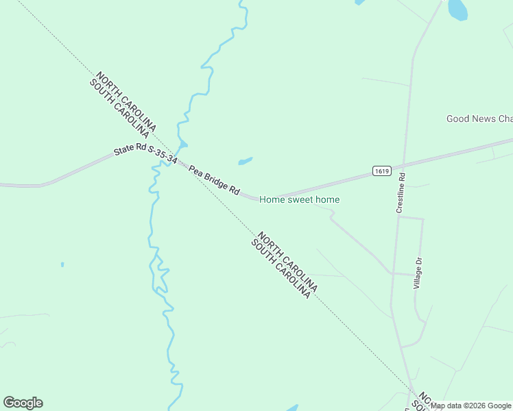 map of restaurants, bars, coffee shops, grocery stores, and more near 12720 Pea Bridge Road in Laurinburg