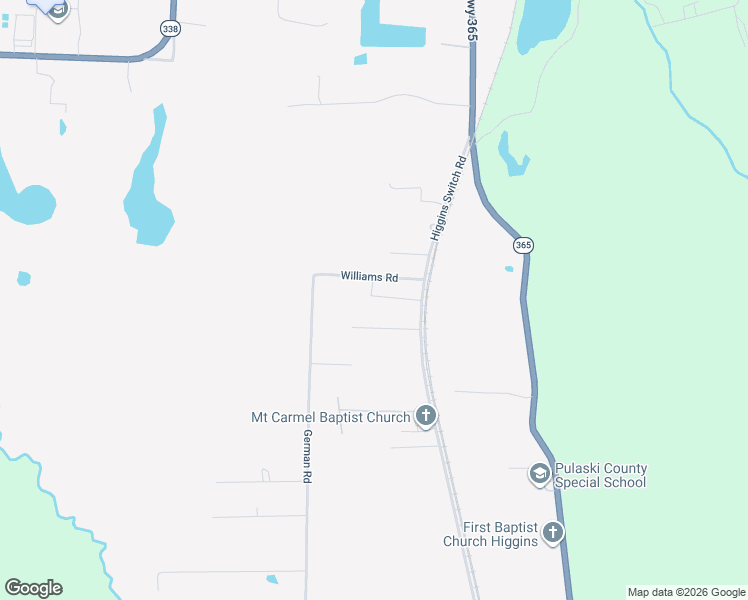 map of restaurants, bars, coffee shops, grocery stores, and more near 3820 Allen Road in Little Rock