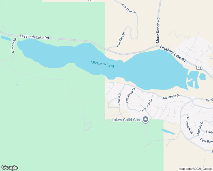 map of restaurants, bars, coffee shops, grocery stores, and more near 15366 Sandrock Drive in Lake Hughes