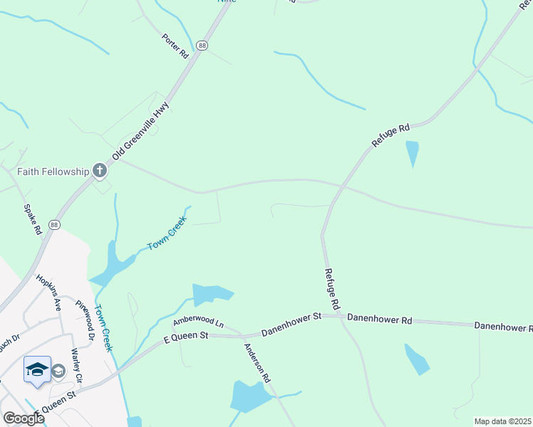 map of restaurants, bars, coffee shops, grocery stores, and more near 200 Holliday Lane in Pendleton