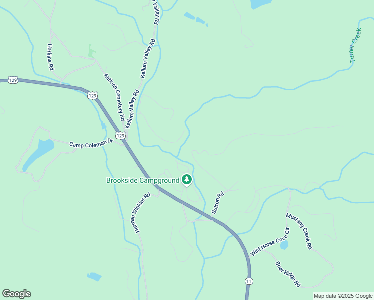 map of restaurants, bars, coffee shops, grocery stores, and more near 257 Foot Hills Drive in Cleveland