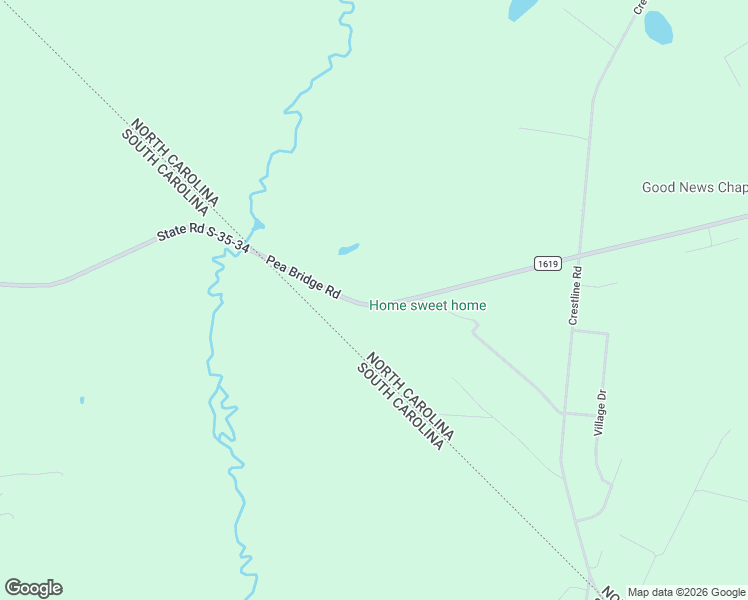 map of restaurants, bars, coffee shops, grocery stores, and more near 12720 Pea Bridge Road in Laurinburg