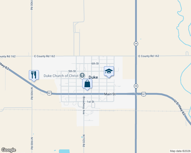 map of restaurants, bars, coffee shops, grocery stores, and more near in Duke