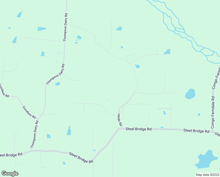 map of restaurants, bars, coffee shops, grocery stores, and more near 10600 Hinds Road in Benton