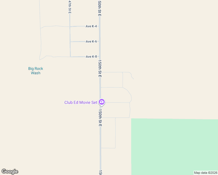 map of restaurants, bars, coffee shops, grocery stores, and more near Avenue K-12 in Los Angeles County