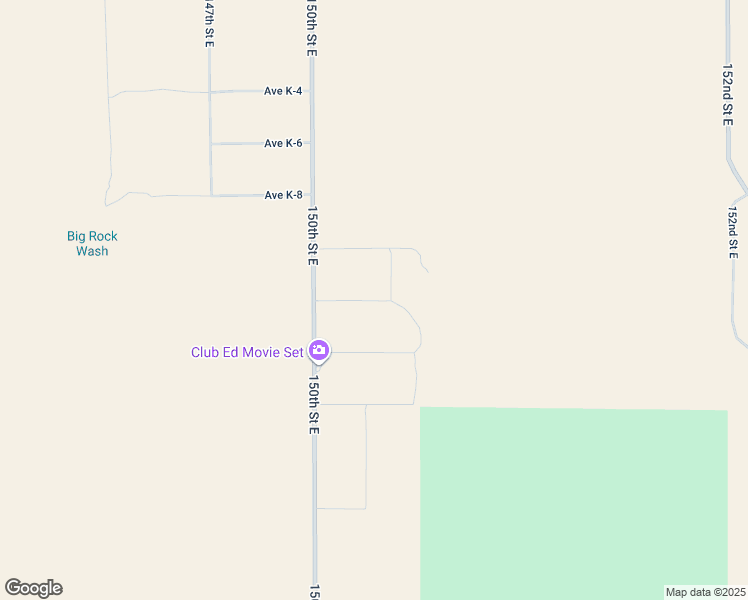 map of restaurants, bars, coffee shops, grocery stores, and more near Avenue K-12 in Los Angeles County