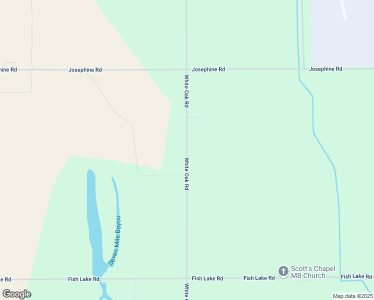 map of restaurants, bars, coffee shops, grocery stores, and more near 2616 White Oak Road in Tunica
