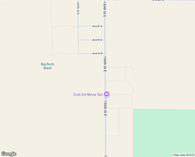 map of restaurants, bars, coffee shops, grocery stores, and more near 150th Street East in Los Angeles County