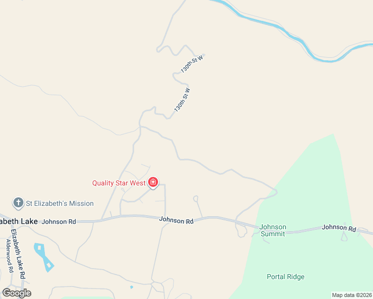 map of restaurants, bars, coffee shops, grocery stores, and more near in Elizabeth Lake