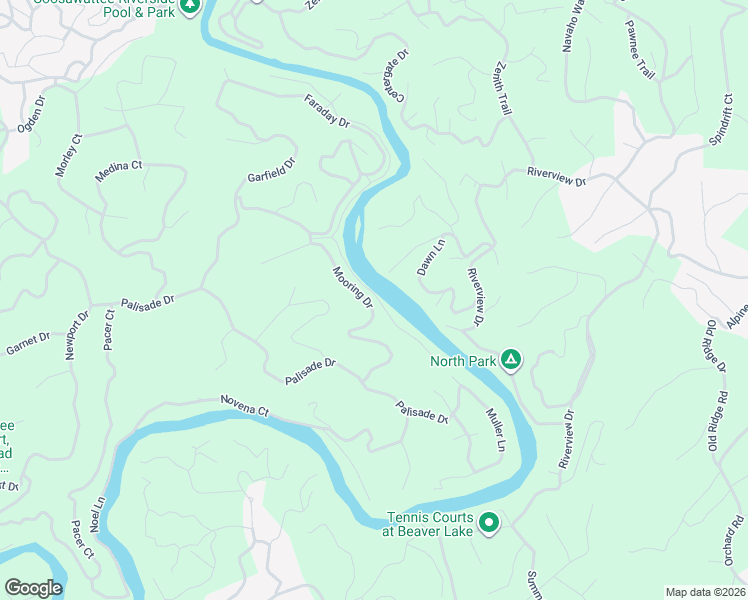 map of restaurants, bars, coffee shops, grocery stores, and more near Mooring Dr in Ellijay
