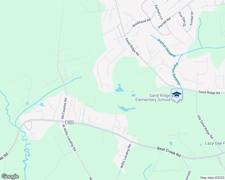 map of restaurants, bars, coffee shops, grocery stores, and more near 215 Britton Lane in Hubert