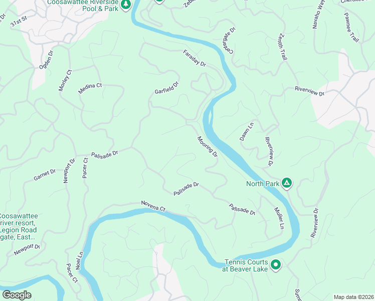 map of restaurants, bars, coffee shops, grocery stores, and more near 290 Muffle Court in Ellijay