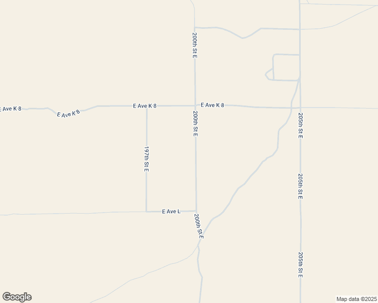 map of restaurants, bars, coffee shops, grocery stores, and more near Avenue K-12 in Los Angeles County