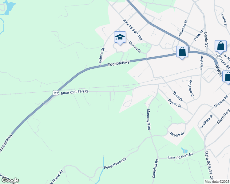 map of restaurants, bars, coffee shops, grocery stores, and more near 623 West King Street in Westminster