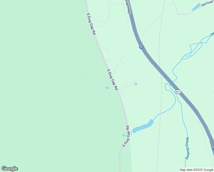 map of restaurants, bars, coffee shops, grocery stores, and more near 3646 Dug Gap Road in Dalton