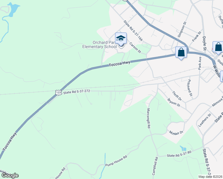 map of restaurants, bars, coffee shops, grocery stores, and more near 634 West King Street in Westminster