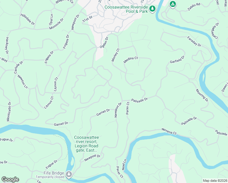 map of restaurants, bars, coffee shops, grocery stores, and more near 2868 Newport Drive in Ellijay