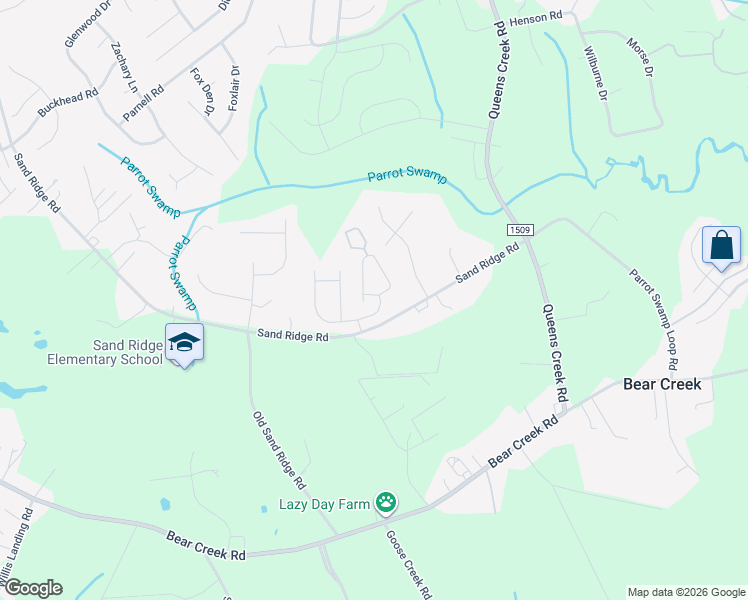 map of restaurants, bars, coffee shops, grocery stores, and more near 228 Jessie Circle in Hubert