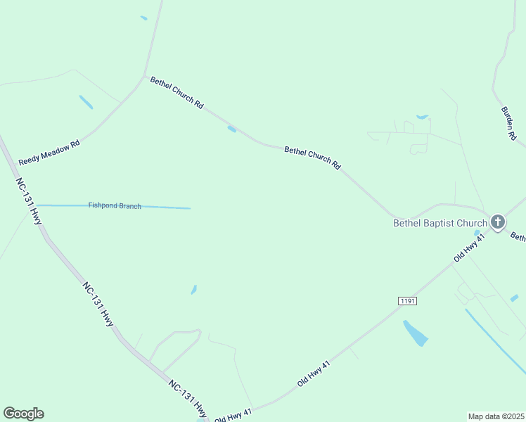map of restaurants, bars, coffee shops, grocery stores, and more near 2127 Bethel Church Road in Tar Heel