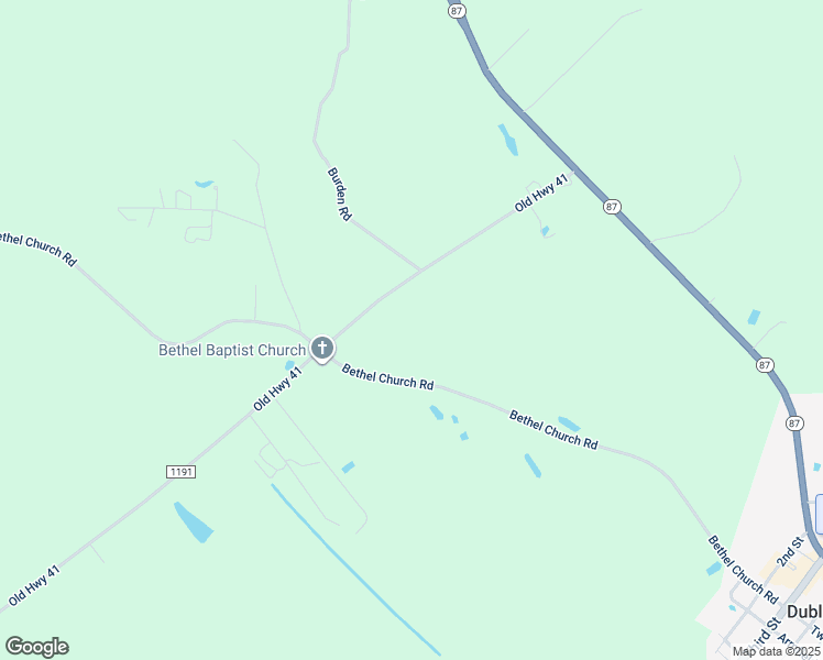 map of restaurants, bars, coffee shops, grocery stores, and more near 555 Old Highway 41 in Bladenboro