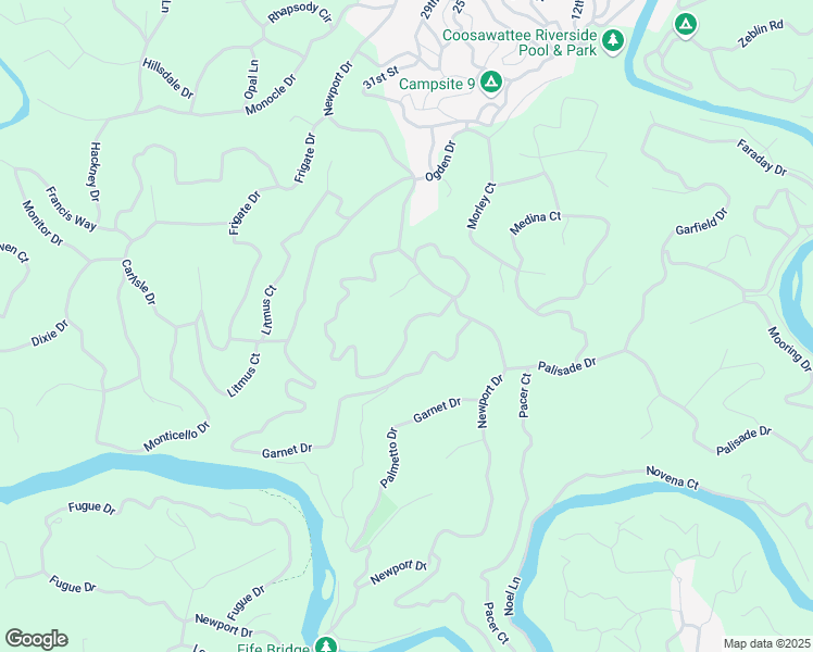 map of restaurants, bars, coffee shops, grocery stores, and more near Parody Circle in Gilmer County
