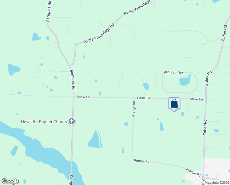 map of restaurants, bars, coffee shops, grocery stores, and more near 1714 Snow Lane in Alexander