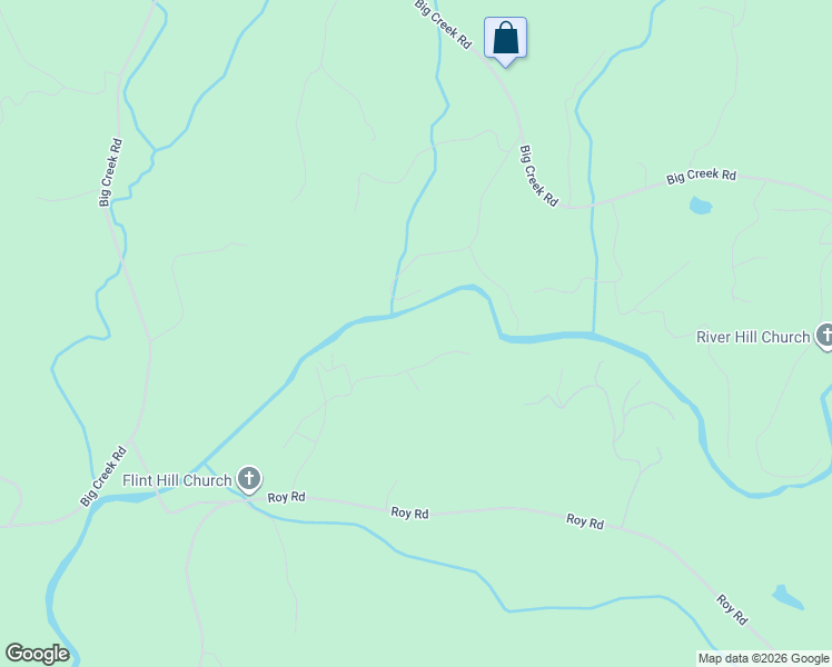 map of restaurants, bars, coffee shops, grocery stores, and more near 449 Riverwood Road in Ellijay