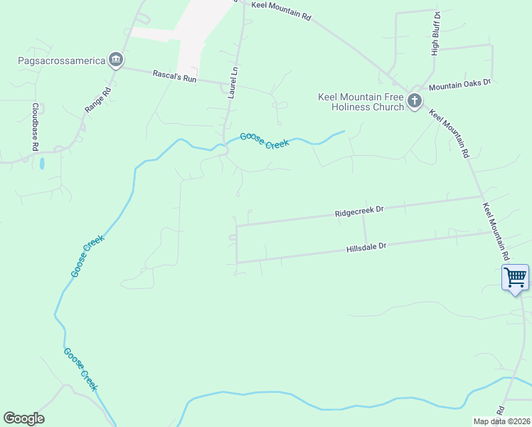 map of restaurants, bars, coffee shops, grocery stores, and more near 151 Ridgecreek Drive in Gurley