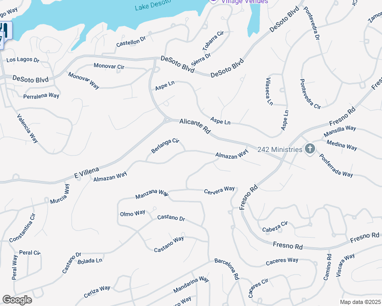 map of restaurants, bars, coffee shops, grocery stores, and more near 63 Almazan Way in Hot Springs