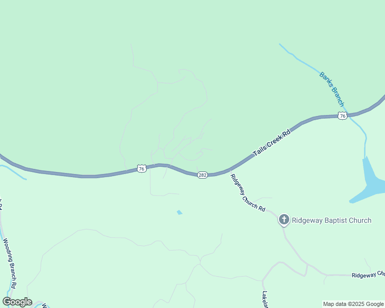 map of restaurants, bars, coffee shops, grocery stores, and more near 171 Redwood Court in Ellijay