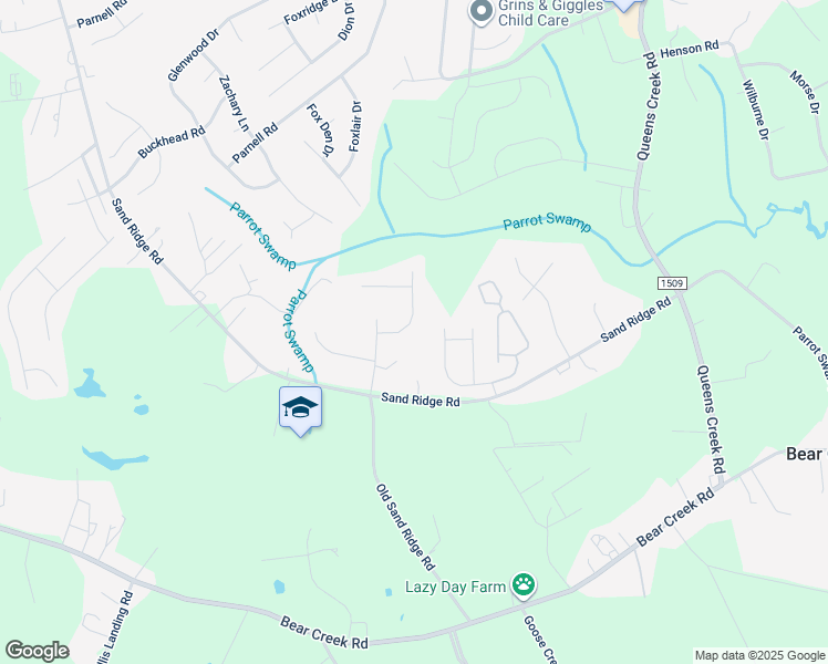 map of restaurants, bars, coffee shops, grocery stores, and more near 306 Kenilworth Place in Hubert
