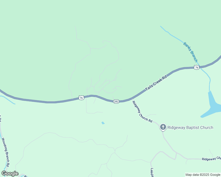 map of restaurants, bars, coffee shops, grocery stores, and more near 171 Redwood Court in Ellijay