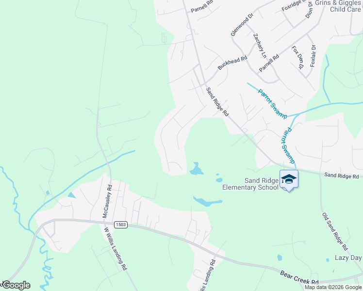map of restaurants, bars, coffee shops, grocery stores, and more near 135 Daphne Drive in Hubert