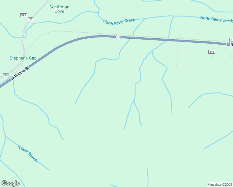 map of restaurants, bars, coffee shops, grocery stores, and more near 24997 Alabama 35 in Woodville