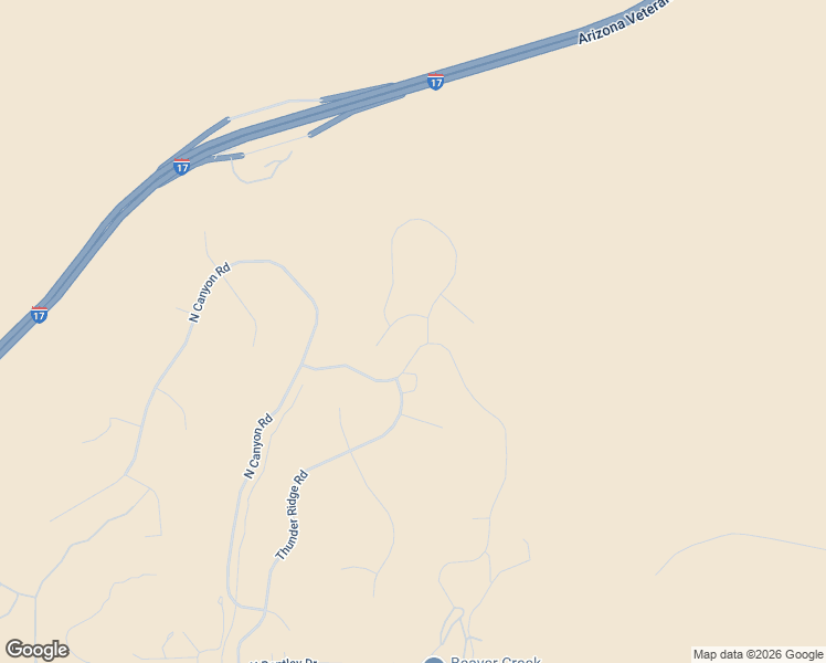 map of restaurants, bars, coffee shops, grocery stores, and more near 4885 Crazy Horse Circle in Lake Montezuma