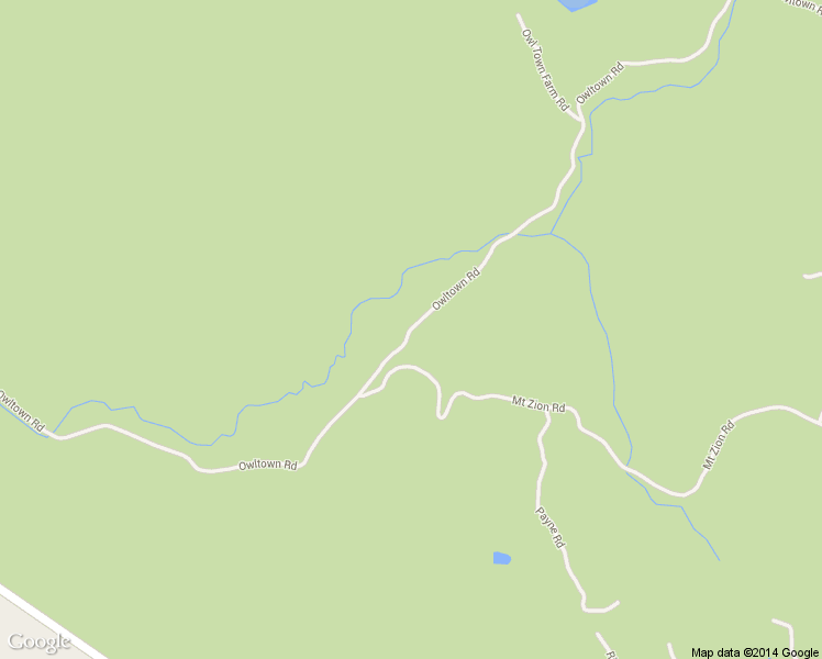 map of restaurants, bars, coffee shops, grocery stores, and more near Owltown Road in Ellijay