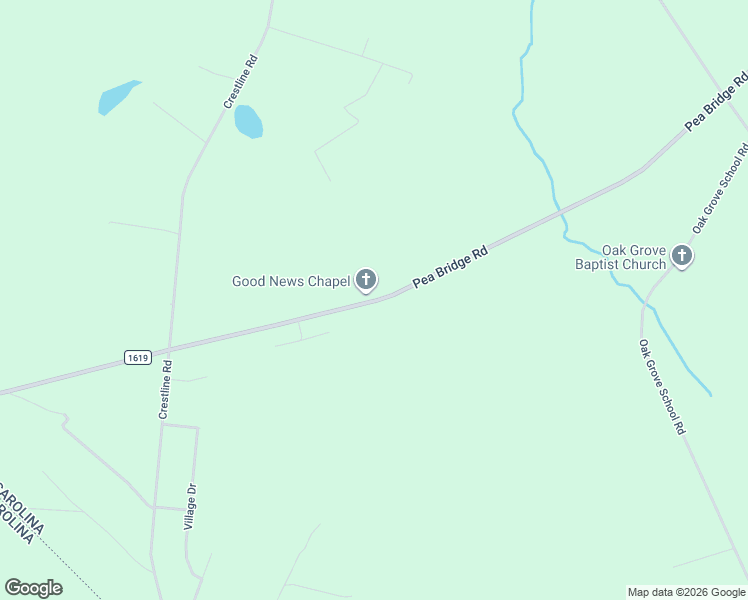 map of restaurants, bars, coffee shops, grocery stores, and more near 13700 Pea Bridge Road in Laurinburg