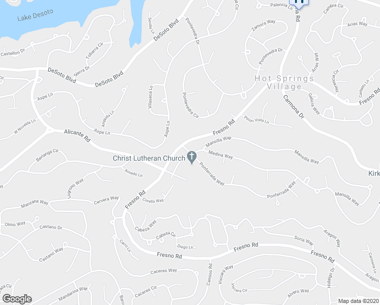 map of restaurants, bars, coffee shops, grocery stores, and more near 12 Ponferrada Way in Hot Springs Village