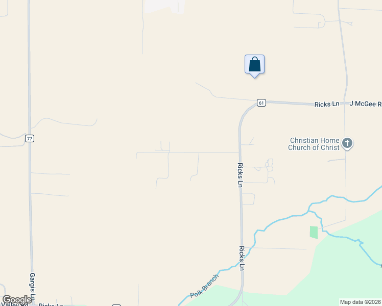 map of restaurants, bars, coffee shops, grocery stores, and more near Riley Road in Colbert County