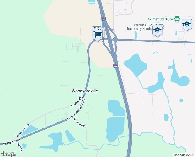 map of restaurants, bars, coffee shops, grocery stores, and more near 1121 John Calvin Drive in Little Rock